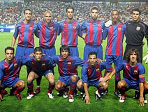 l'équipe du Fc.Barcelon